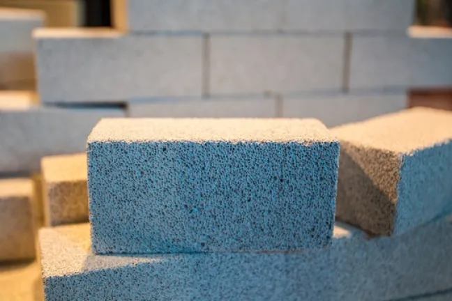 Aerated concrete - building construction materials